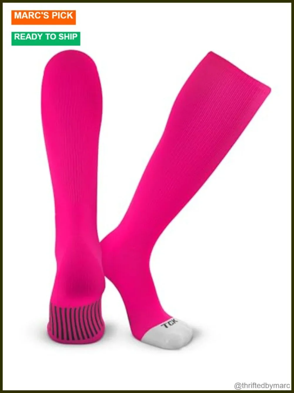 Knee High Athletic Tube Socks for Baseball Softball Football - Moisture Control